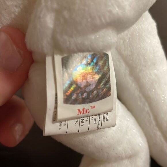 Mr. the Groom Bear with sparkles 2001 Vintage NWT Excellent Condition 9” - Picture 5 of 7